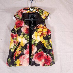 Floral Puffer Vest